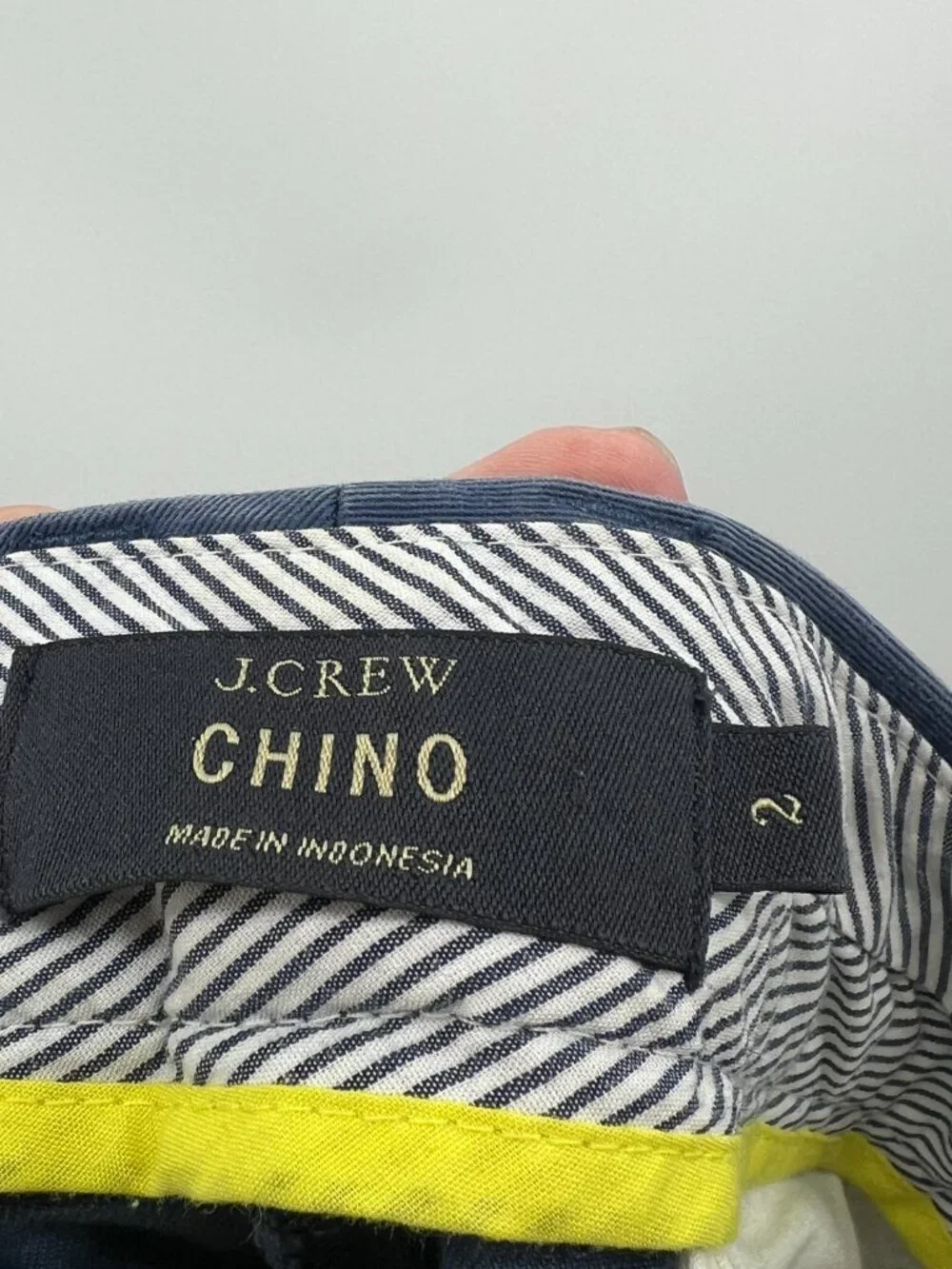 J.Crew Chino Navy Blue Cotton Shorts Women's 2